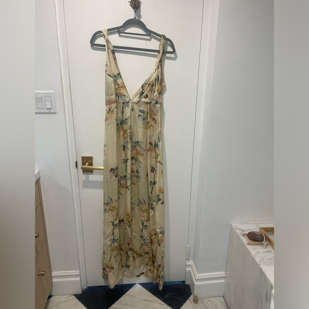 Toteme twist drape floral dress - Picture 2 of 5